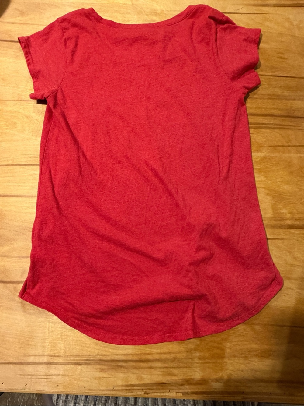 Lucky Brand Women's Red Floral Graphic Tee - Picture 3 of 3